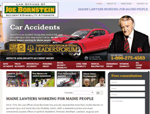 Tablet Screenshot of joebornstein.com